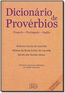 Livro Dicionário de provérbios - 2ª edição: Francês, Port...