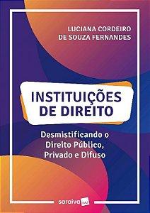 Livro Instituições de direito: desmistificando o direito ...