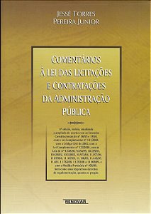 Livro Comentários à lei das licitações e contratações da admini...