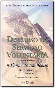 Livro Discurso Da Servidao Voluntaria