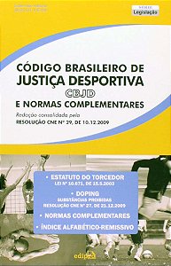 Livro Código brasileiro de justiça desportiva e normas co...