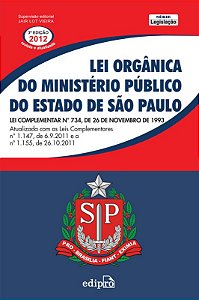 Livro Lei orgânica do ministério público do estado de São...