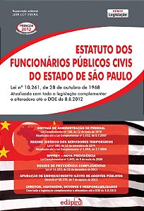 Livro Estatuto dos funcionários públicos civis do estado ...