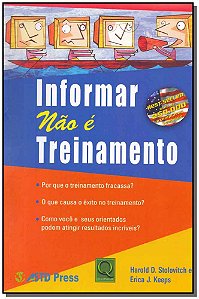 Livro Informar Não É Treinamento
