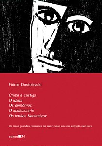 Livro Caixa cinco grandes romances de Dostoiévski
