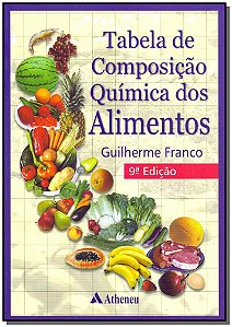 Livro Tabela de composição química dos alimentos