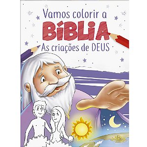 Livro Vamos Colorir A Bíblia - As Criações De Deus