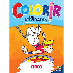 Livro Colorir Com Atividades: Circo