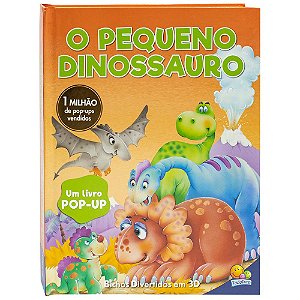 Livro Bichos divertidos em 3D: Pequeno dinossauro, O