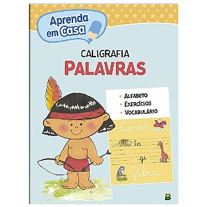 Livro Aprenda em Casa Caligrafia: Palavras