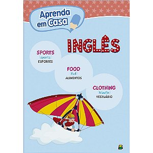 Livro Aprenda em Casa Inglês: Esportes, Alimentação e Vestuário