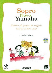 Livro Sopro novo Yamaha - Quarteto Flautas doces