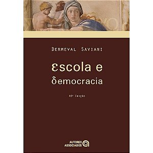 Livro Escola E Democracia