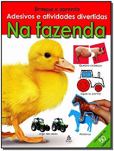 Livro Brinque E A Aprenda - Na Fazenda