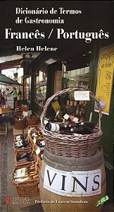 Livro Dicionário de termos de gastronomia francês/portugu...