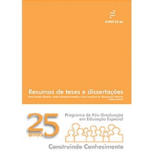 Livro Programa de pós-graduação em educação especial