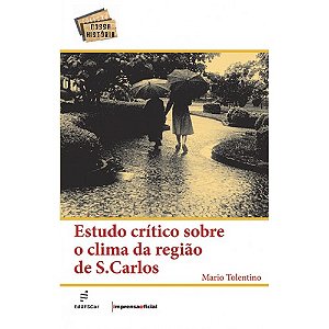 Livro Estudo Crítico Sobre O Clima Da Região De S. Carlos