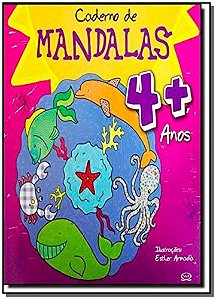 Livro Caderno de mandalas 4 + anos