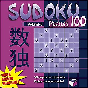 Livro Sudoku-Puzzles 100-Vol.6 ( Ed. Verus)