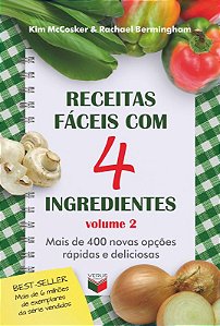 Livro Receitas fáceis com 4 ingredientes (Vol. 2)