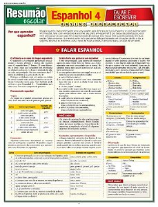 Livro Espanhol 4 - Falar e escrever