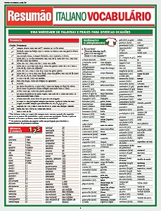 Livro Italiano - Vocabulário