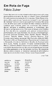 Livro Em rota de fuga: Ensaios sobre escrita, medo e viol...