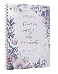 Livro Caderno De Fé - Floral