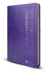 Livro Bíblia Sagrada King James - Ultrafina Slim - Lilás