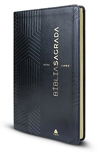 Livro Bíblia Sagrada King James - Ultrafina Slim - Preta