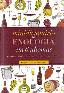 Livro Minidicionário de enologia em 6 idiomas