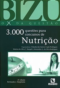 Livro 3.000 questões para concursos de nutrição (Volume 3)
