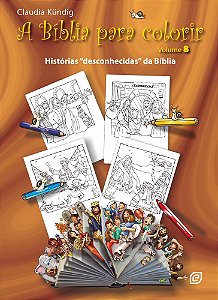 Livro A Bíblia para colorir - Vol. 8 - Histórias "desconhecidas...