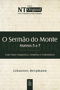 Livro O sermão do monte: mateus 5 a 7 | com chave linguís...