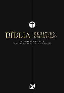 Livro Bíblia de Estudo Orientação - Capa Black - Versão N...