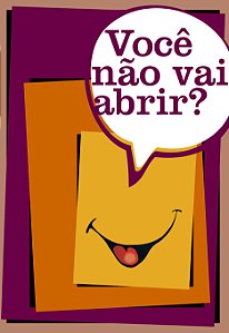 Livro Você Não Vai Abrir?