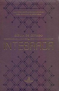 Livro Bíblia de Estudo Integrada, NVI, Couro Soft, Marrom