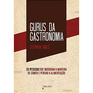 Livro Gurus da gastronomia