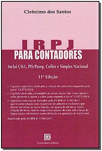 Livro Irpj Para Contadores - 11Ed/18