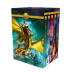 Livro Box Os Heróis do Olimpo
