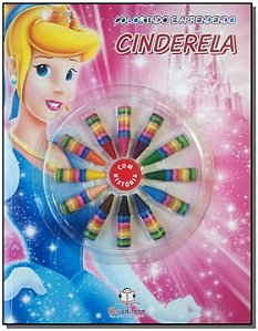 Livro Colorindo E Aprendendo - Cinderela