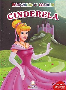 Livro Brincando De Colorir - Cinderela