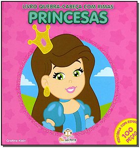 Livro Livro Quebra-Cabeçaa Com Rimas-Princesas