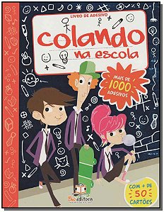Livro Livro De Adesivo - Colando Na Escola