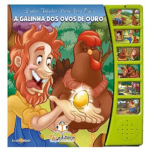 Livro Lindas Fabulas Para Ler E Ouvir - A Galinha Dos O. ...