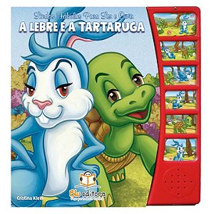 Livro Lindas Fabulas Para Ler E Ouvir - A Lebre E A Tarta...