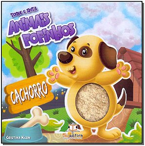 Livro Toque E Sinta - Animais Fofinhos - Cachorro