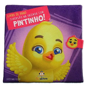 Livro Livro De Pano - Diversão Na Fazenda - Pintinho!