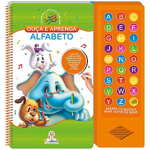 Livro Ouça E Aprenda - Alfabeto