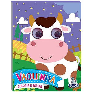 Livro Colorir E Espiar: Vaquinha